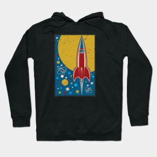 Galaxy Retro Rocket Hoodie